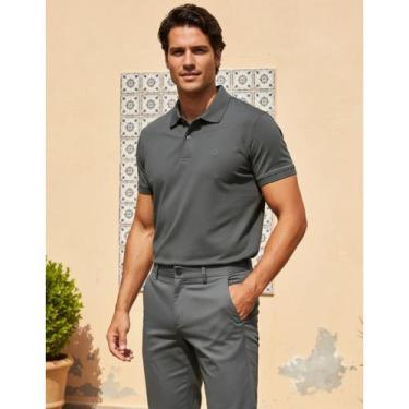 Imagem de Calça Viscose Tecnológico Masc. Sport Fino Vilejack VMCS5001, Chumbo, 