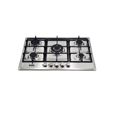 Imagem de Fogão Cooktop Inox A Gás 5 Bocas 1 Dupla Ecg05 Bivolt - Eos B163916 Bivolt