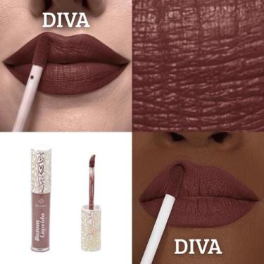 Imagem de Batom Liquido Bitarra matte 4ml - DIVA - longa duração,textura ultra f