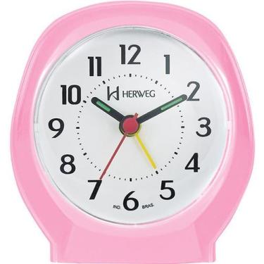 Imagem de Despertador Quartz Rosa Baby 2634 - Herweg