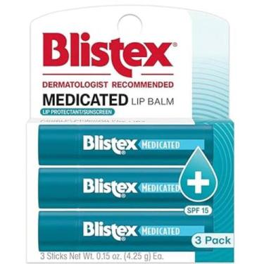Imagem de Protetor Labial Blistex Lip Protectant Balm FPS15 3 Pack Stick Lábios 