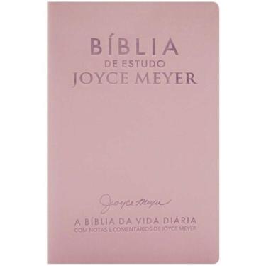 Imagem de Bíblia De Estudo Joyce Meyer  NVI  Letra Grande  Luxo Nude - Bello Pub