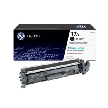 Imagem de Toner CF217A 17A HP Laser Rendimento 1.600 Páginas Impressão de Alta Qualidade Preto HP Original