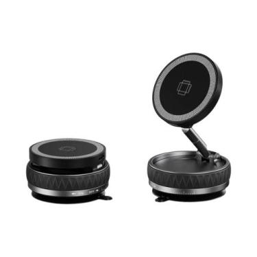 Imagem de Suporte Carregador Sem Fio 15W Com Ventosa Dobrável Para Tesla Model Y