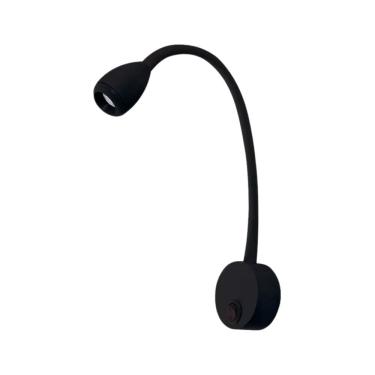 Imagem de Arandela Led Bett Articulável 3W 3000K 210Lm Bivolt Preto Nordecor Iluminação Cód. 2053