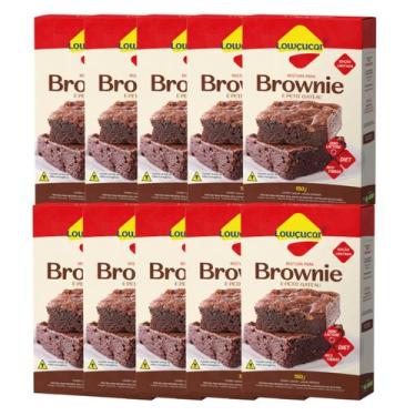 Imagem de Kit 10 Unid. Mistura para Brownie e Petit Gateau Zero Lactose 150g - L