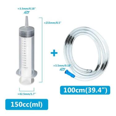 Imagem de Seringa Plástica De Grande Capacidade 50ml-550ml Com Mangueira De 100c