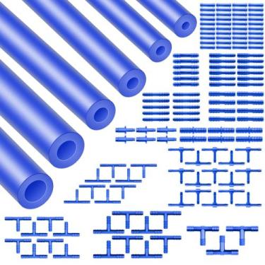 Imagem de Kit de Mangueira de Vácuo Shineyoo 1,5 m Azul 6 pcs 128 pcs