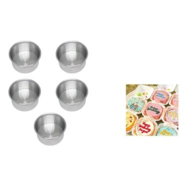 Imagem de Kit 5 Formas Assadeira Para Bolo Bentô Cake - Naked Cake