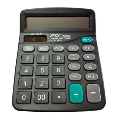 Imagem de Calculadora Eletrônica Fix Fxc2527 - 12 Dígitos