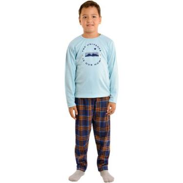 Imagem de Pijama Infantil Para Menino De Inverno Top Victory