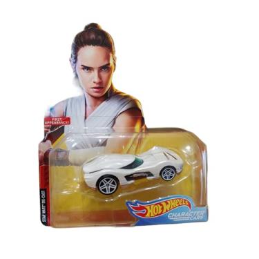Imagem de Mattel Disney Hot Wheels Star Wars Rey série de metal fundido
