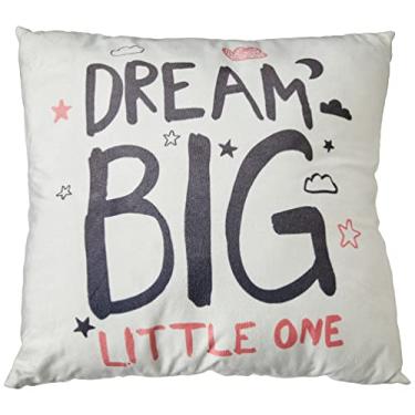 Imagem de Giz de Cor Confecções Almofada Sonhar Grande Pequenino Suede Cru