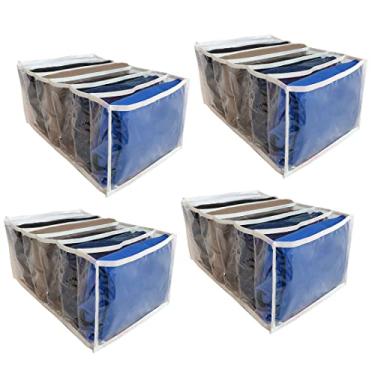 Imagem de kit 4 Colmeias Organizadora calças Jeans/blusa de frio/toalhas - 4J