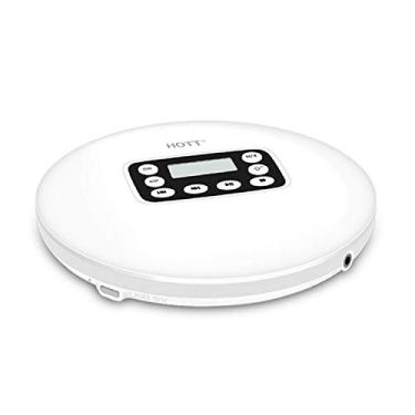 Imagem de MEGICOT Leitor De CD Portátil Bluetooth 5.0 Bateria Recarregável Incorporada De 1000 Mah, Leitor De Disco De Música CD Pessoal Com Proteção De Salto, Recurso De Memória, Preto