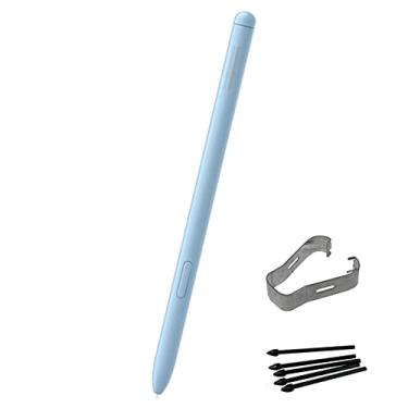 Imagem de PCTC Caneta de substituição para Galaxy Tab S6 Lite S para Samsung Galaxy Tab S6 Lite EJ-PP610BJEGUJ Stylus Touch S caneta + pontas/pontas (azul angorá)