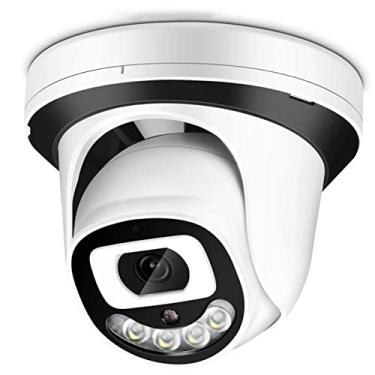 Imagem de Câmera de segurança 2MP / 4MP / 5MP HD Câmera de segurança WiFi Dome IP Câmera IP Sistema de vigilância doméstico Audio com visão noturna, detecção de movimento, áudio bidirecional (2MP)