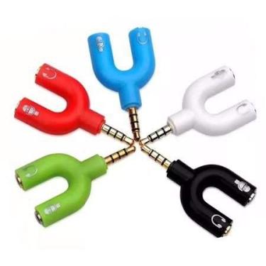 Imagem de Adaptador p3 para fone e microfone fêmea