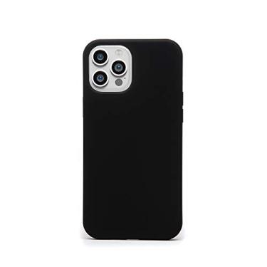 Imagem de Capa Para Celular Customic Iphone 11 Pro Max Soft Touch Proteção Capinha (Preto)