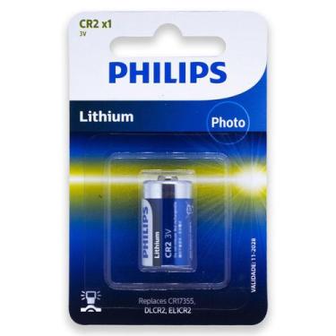 Imagem de 30 Pilhas Philips Cr2 3V Baterias 30 Cartelas