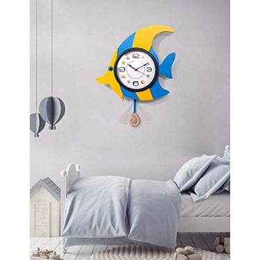 Imagem de Relógio de parede para decoração de casa, movimento de varredura silencioso sem tique-taque operado por bateria Relógio de parede decorativo para escritório, cozinha, sala de estar, quarto