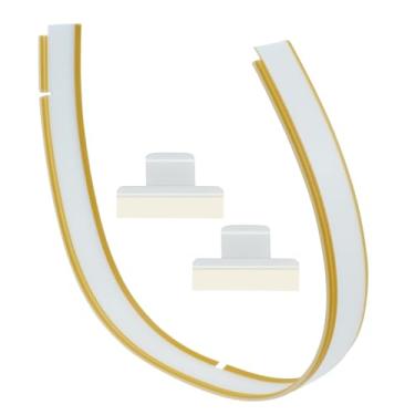 Imagem de MARRTEUM Kit combo de vedação de porta inferior da máquina de lavar louça, 154701001 809006501, protetor contra respingos de vedação inferior para lava-louças Frigi-daire Ken-more Elect-rolux