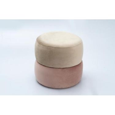 Imagem de Puff Redondo Estofado Job - Mancebo Store - 40cm