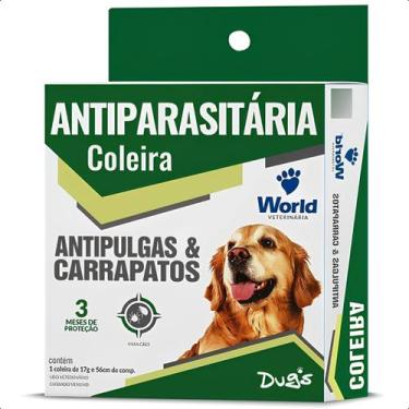 Imagem de Coleira de Cachorro Cães Dugs Antipulgas e Carrapatos 56cm - Agropet