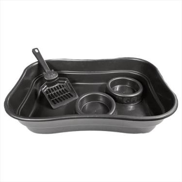 Imagem de Kit gato 3 Em 1 Preto - Agropet