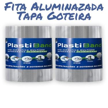 Imagem de Fita Aluminizada Tapa Goteira Previne Infiltrações e Repele Calor - Dp
