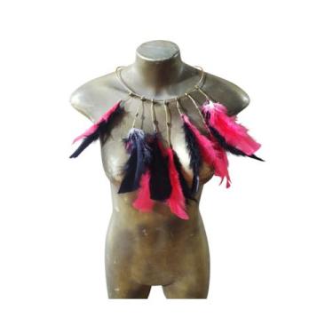 Imagem de Kit Gargantilha C/ Bracelete P/ Braço Ou Perna Carnaval - USINA DE ART