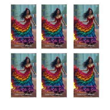 Imagem de Kit c/6 Legitimo Baralho Cigana Sete Saias 36 Cartas Manual - Lua Míst