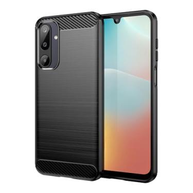 Imagem de CruzerLite Capa com design de textura de fibra de carbono com absorção de choque projetada para Samsung Galaxy M16 5G (2025) (preto)