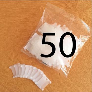 Imagem de 100 ou 50 plaquinhas de enrolar meadas - bordados da Nat, 50 unidades