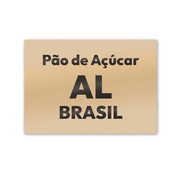 Imagem de Imã de Geladeira Pão de Açúcar Alagoas MDF 8cm x 5cm