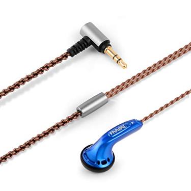 Imagem de FAAEAL Fones de ouvido Iris 2.0 sem versão de microfone, fones de ouvido com fio com plugue de 3,5 mm, fones de ouvido com fio duráveis com som cristalino dinâmico, bons fones de ouvido de graves