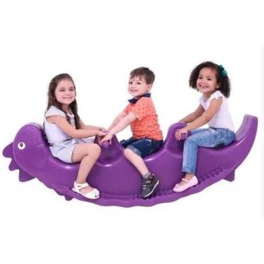 Imagem de Gangorra Tripla Dinossauro - Xalingo