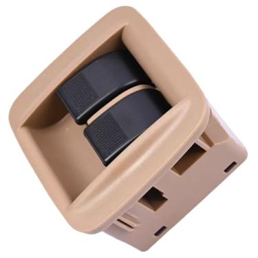 Imagem de 1 peça interruptor de janela elétrica bege console central compatível para 1999-2000 compatível para Mazda Miata NC11-66-350B-80 acessórios para carro peças interruptores controlador(Gray)