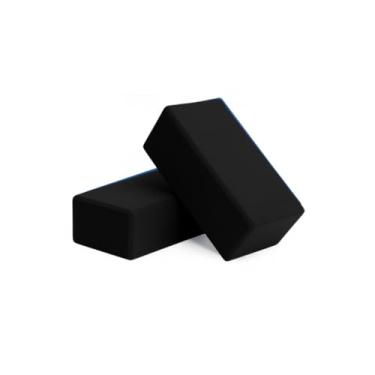 Imagem de Blocos de Yoga Para Alongamento Exercícios Fisioterapia Kit 2 Unidades(Preto)