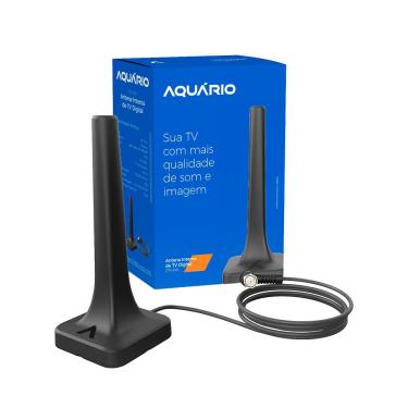 Imagem de Antena Digital Interna com Cabo 2,5m Aquario DTV200
