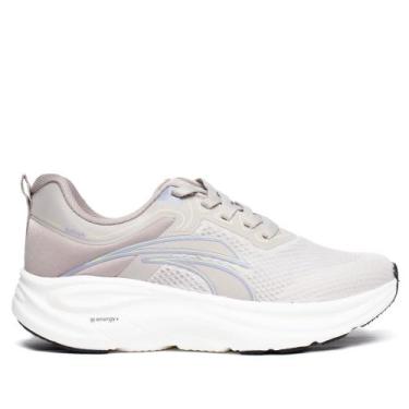 Imagem de Tênis Feminino Kolosh Caminhada DuoTech Cinza/Verde, Cinza, Verde, 36