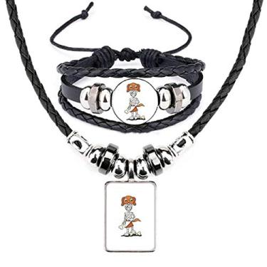 Imagem de Egypt Mummy Horus chapéu de cachorro colar pulseira conjunto de joias