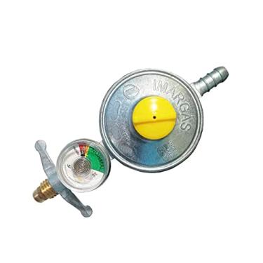 Imagem de Medido Gás Manômetro Registro Regulado Válvula Cozinha Vazão de 2kg/h Ideal Para Fogão e Cooktop de 5 a 6 Bocas