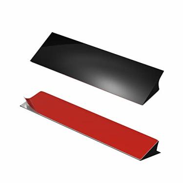 Imagem de Maçaneta de porta autoadesiva HRX - Fácil de instalar e colar sem parafusos em vidro, madeira, metal, plástico - Maçaneta de portas deslizantes para painéis de cozinha, gavetas e cômodas - pacote com 2