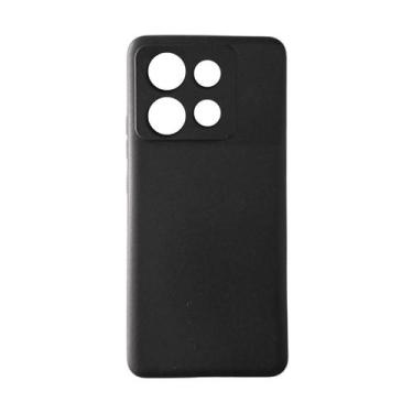 Imagem de Capa Capinha Aveludada Compatível Para Motorola Moto G75 5G - DB, Pret