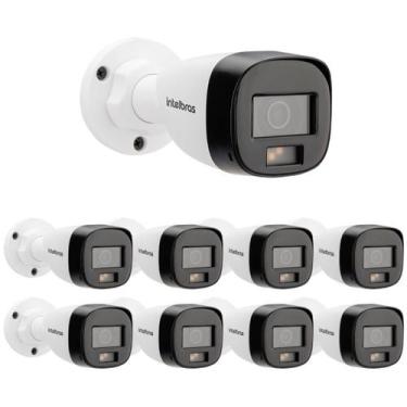 Imagem de Kit 9 Câmeras Multi HD 2 Megapixels 20m VHD 1220 B FULL COLOR Intelbra