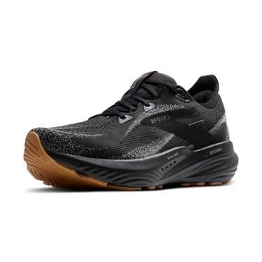 Imagem de Brooks Tênis de corrida masculino Glycerin 22 Neutral, Preto/Primer Gray/Biscuit, 45