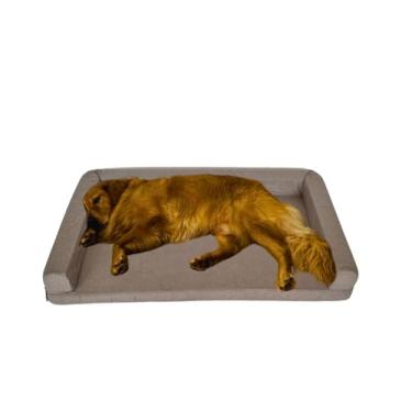 Imagem de Cama Sofá Pet Grande 120x80x17cm Confortável, Resistente e Impermeável - Pet Querido (B...
