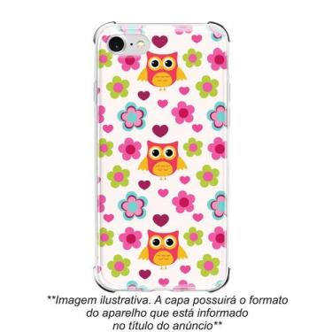 Imagem de Capinha Capa para celular Xiaomi Redmi Mi A3 - Coruja Corujinha Femini