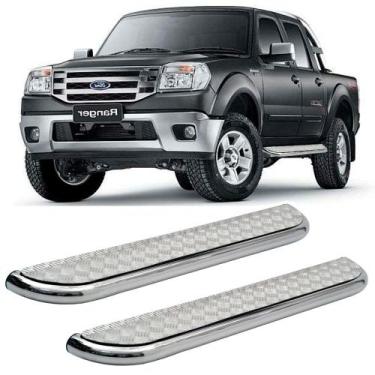 Imagem de Estribo Ranger 1998 1999 2000 Cromo Plataforma Cabine Dupla - Solar